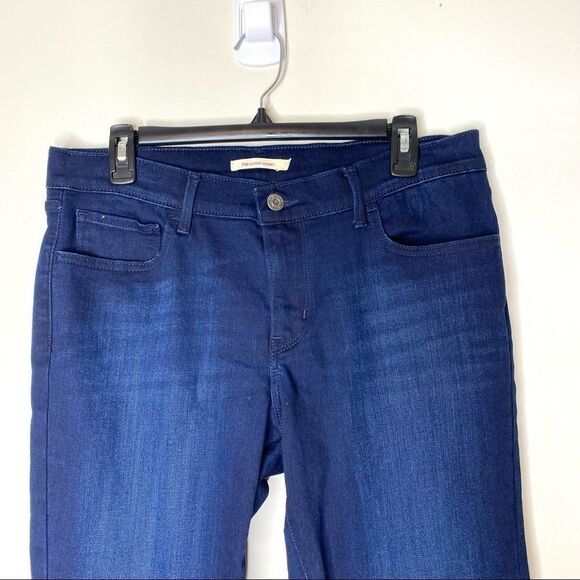 Levi's 710 Super Skinny Mid Rise Denim Jeans Dark Wash Cotton Blend Women's 32 - Picture 4 of 11